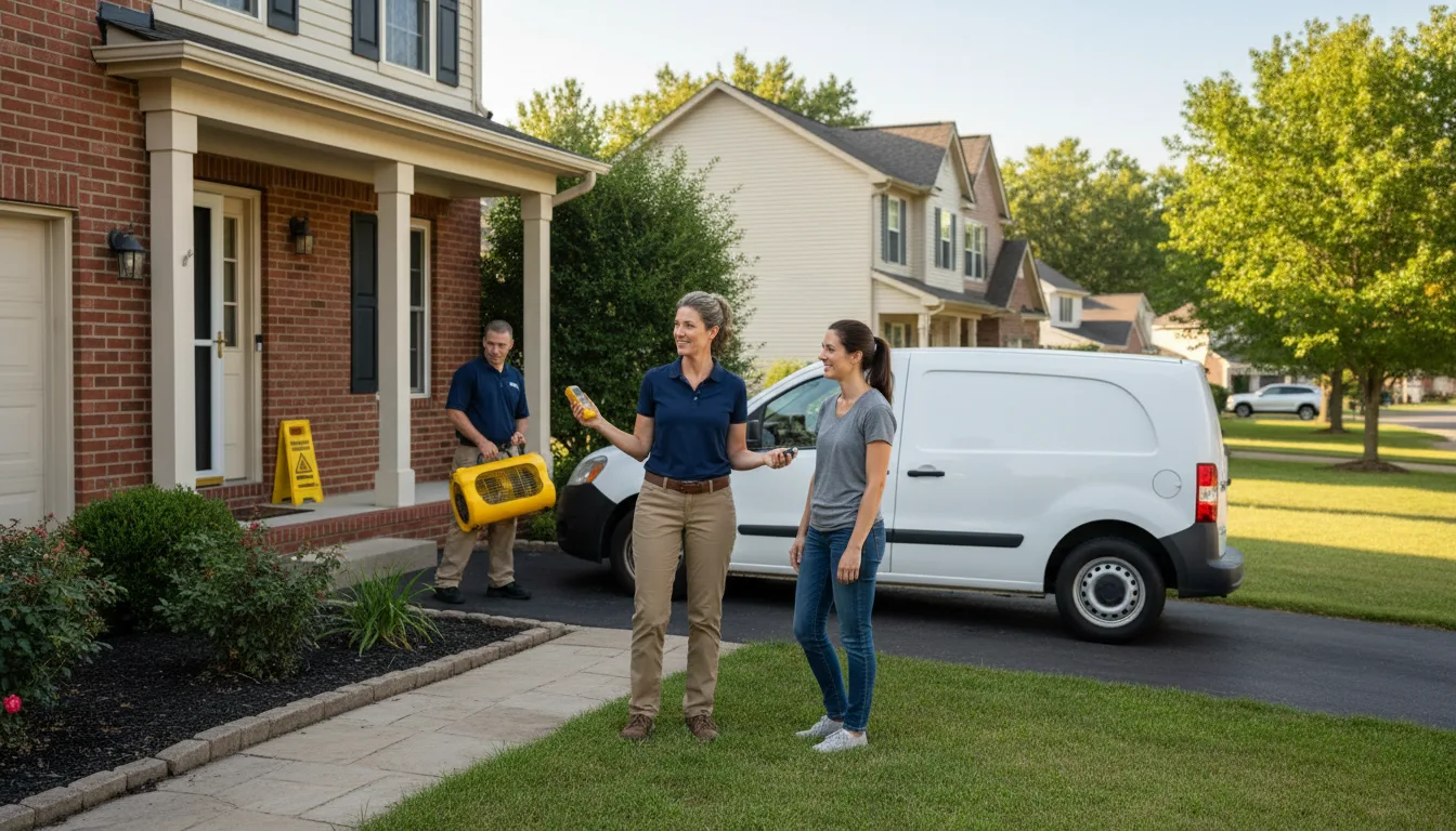 Water restoration image for Mildew Remediation in Marlton, NJ